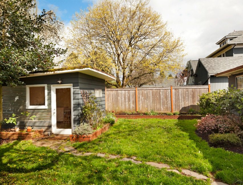 outdoor shed